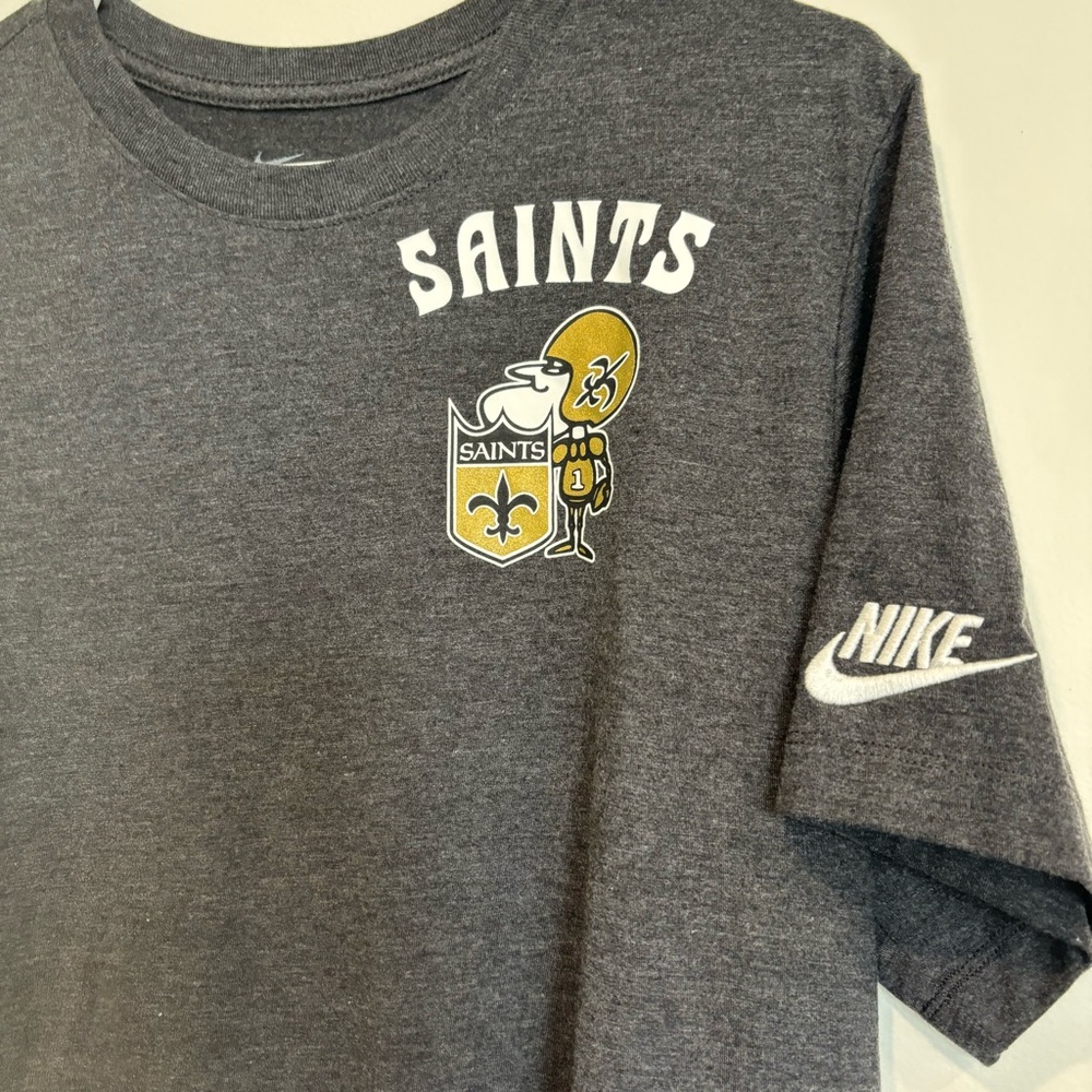 Nike Gray Saints Graphic Tee